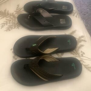 Two pairs of flip-flops for summer